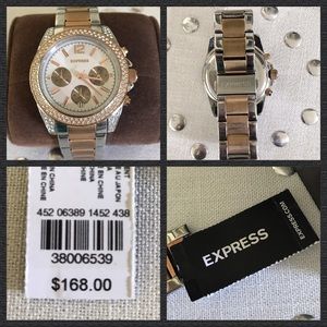 Express Two Toned Watch EUC