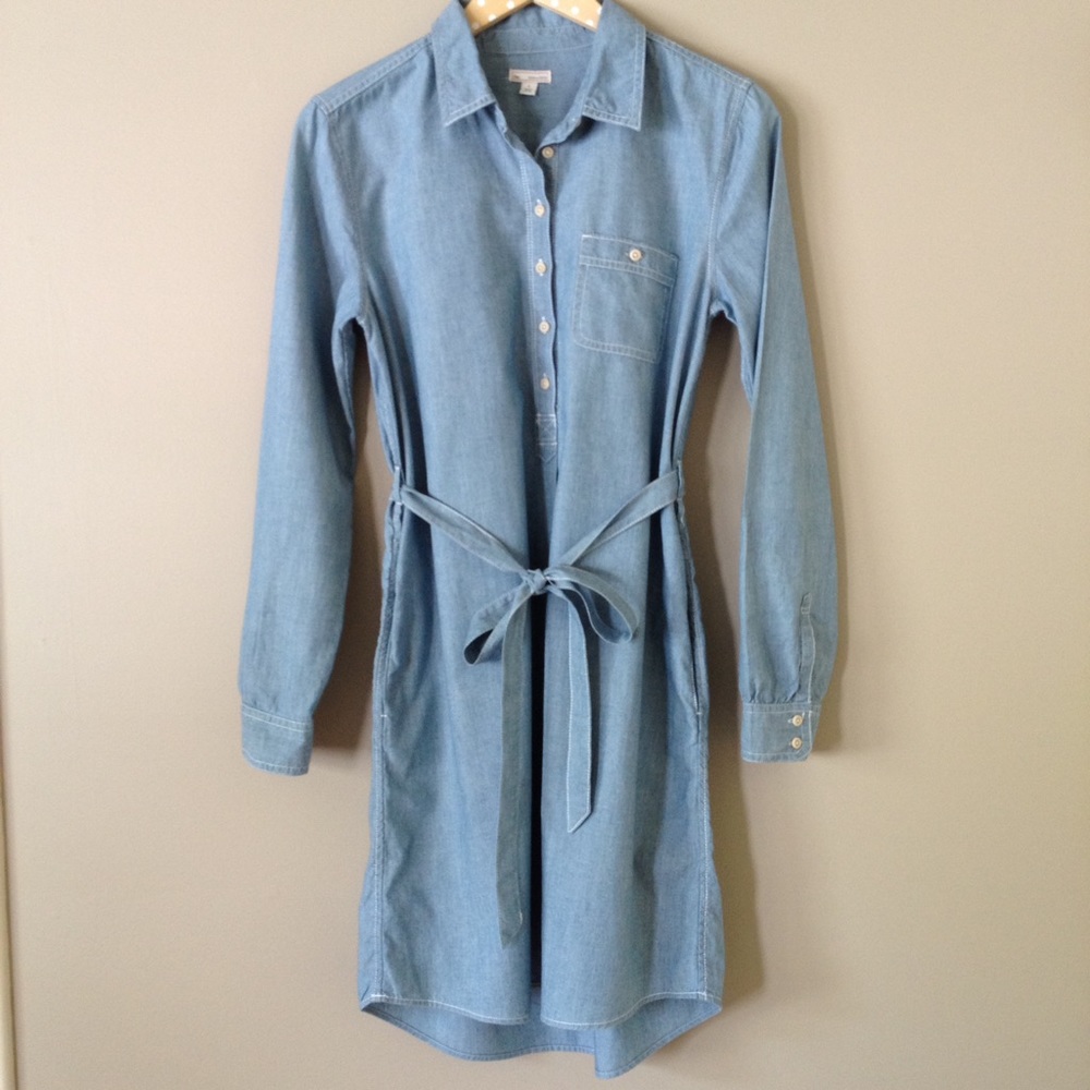 Gap Chambray Shirt Dress