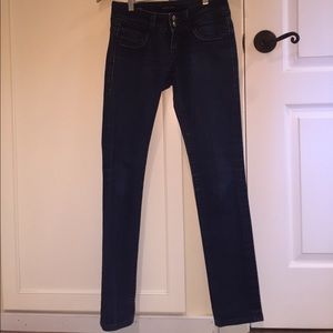 Super skinny dark blue Vigoss jeans