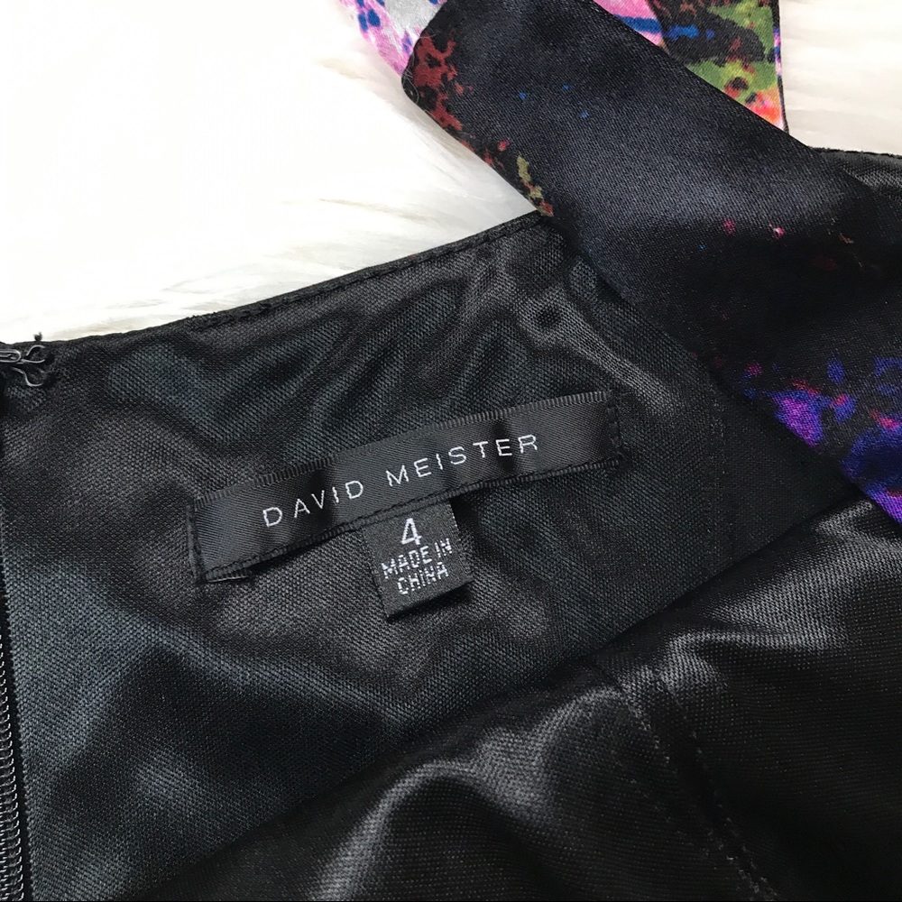 [David Meister] Vintage Multicolor Dress - Picture 3 of 7