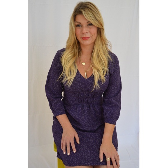NWT Fair Trade 🌎 Dress in Deep Purple - Picture 2 of 3