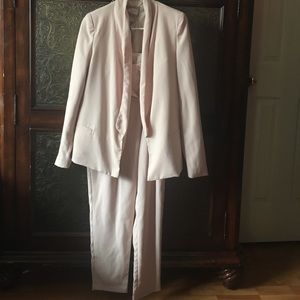 Light Pink Suit Set Size S top M pants