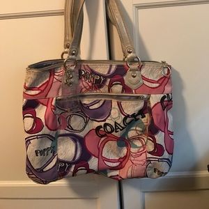 Slightly used coach purse