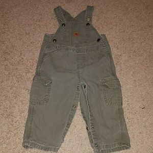 Carhartt overalls army green color
