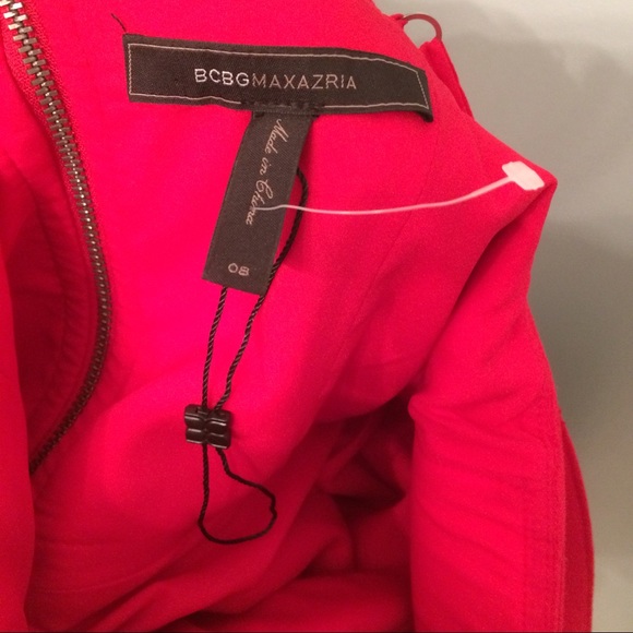 NWOT BCBGMaxAzria Red Dress as Worn by TV Stars - Picture 9 of 9