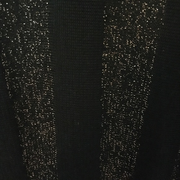 Black and Gold - Lane Bryant sweater - 3/4 sleeves - Picture 3 of 3