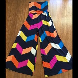 Peaches n Cream Wide Leg Jumpsuit