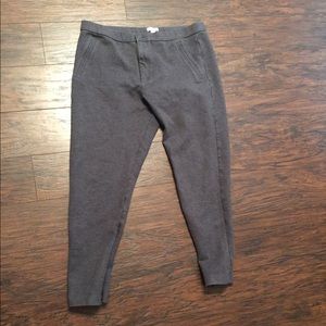 Gap Large Thick Leggings/Skinny Sweats Gray EUC