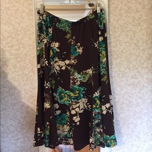 Midi Floral Skirt