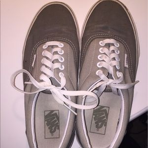 Light/dark grey classic Vans 7 men's, 8.5 women's