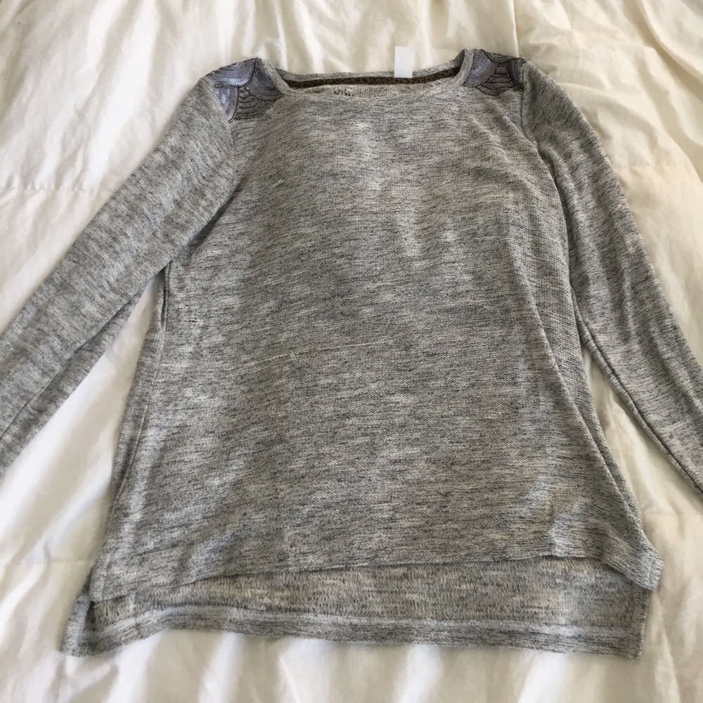 Shoulder detail sweater