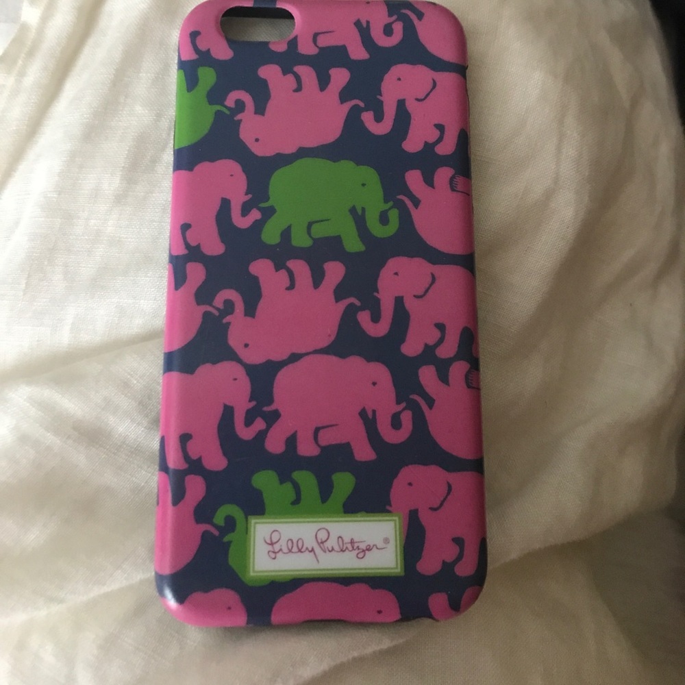 Elephant pattern Lilly Pulitzer IPhone 6/6s case