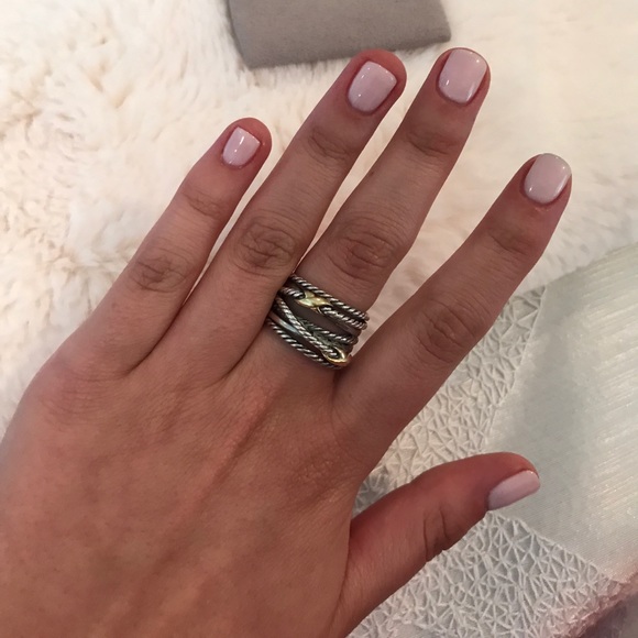 Double X Crossover Ring - Picture 2 of 2