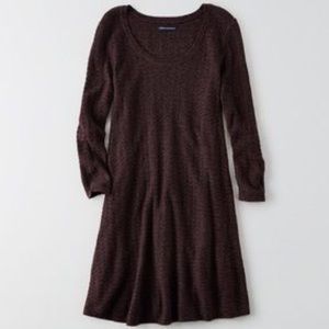 American Eagle Dark Purple Sweater Dress NW/OT