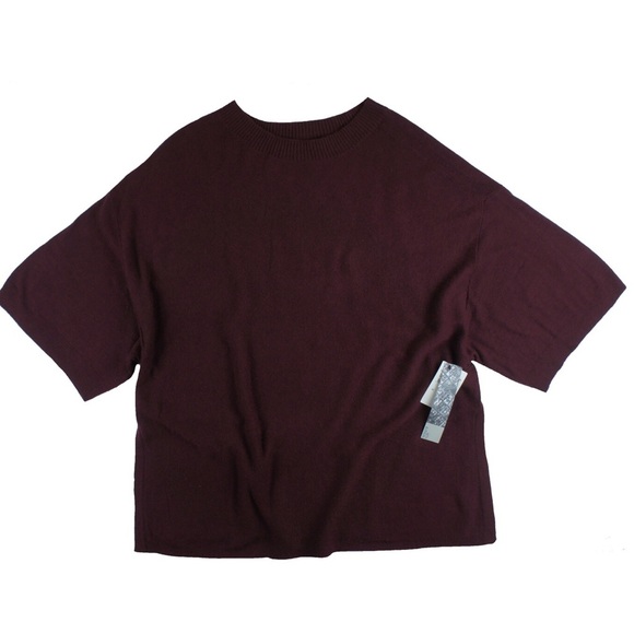 14th & Union Sweaters - New 14th & UNION Red Oversized Tunic Sweater