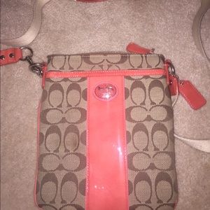 Authentic Coach over the shoulder bag