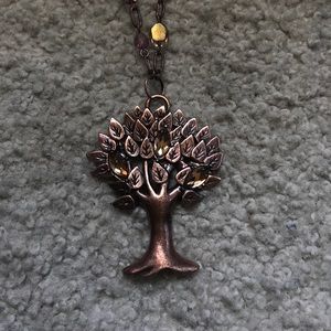 Tree necklace