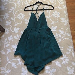 NWT NBD Party Girl Dress in Forest Green