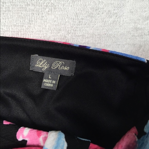 Floral print summer dress, size L. NWOT - Picture 4 of 4