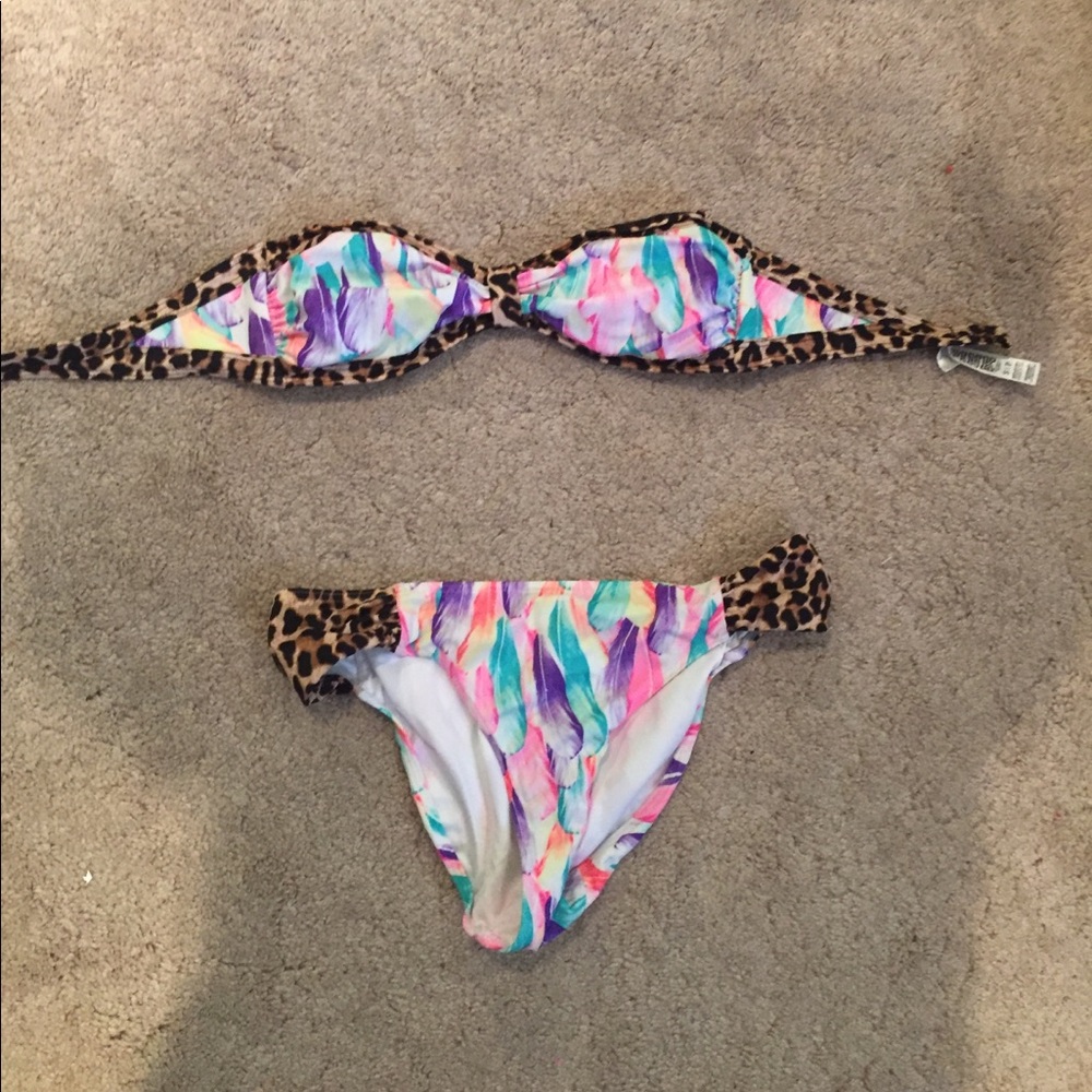 Vs pink bathing suit size small