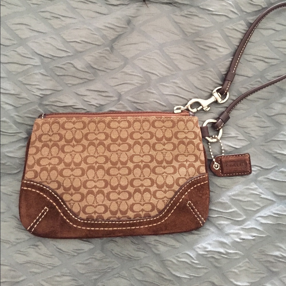 SOLD!  Coach wristlet