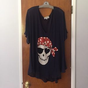 WILDFOX Summer Tunic With Skull