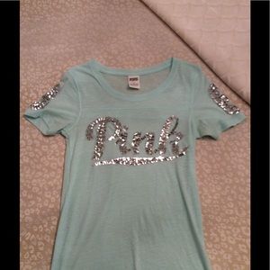 Sequin Pink Victoria's Secret T-Shirt
