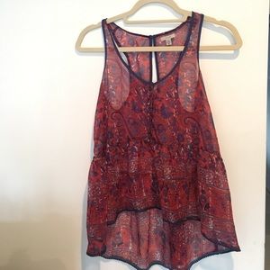 Multi patterned tank top!