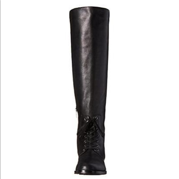 NEW Women's Size 7 Black Leather Riding Boot - Picture 2 of 4