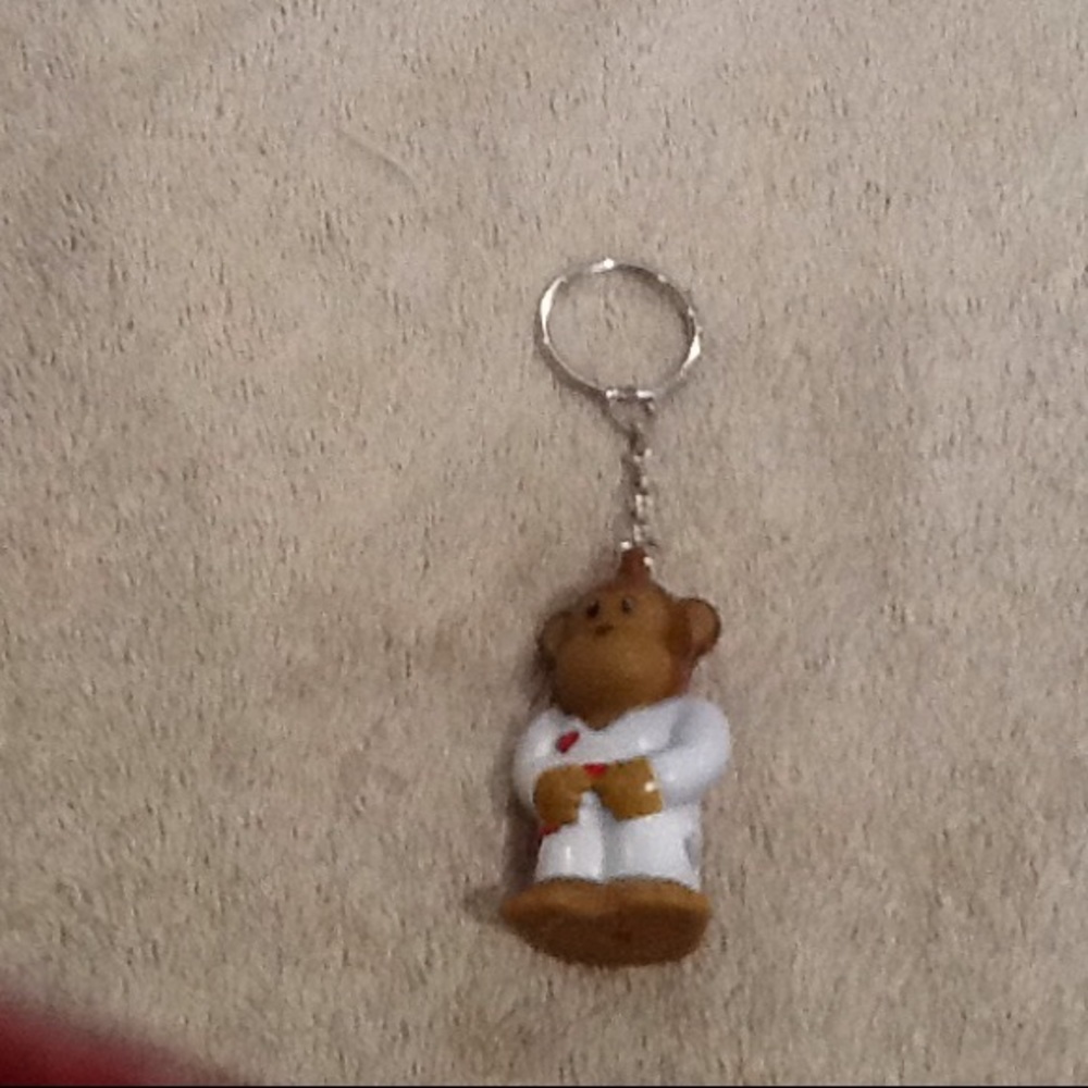 Karate monkey keychain