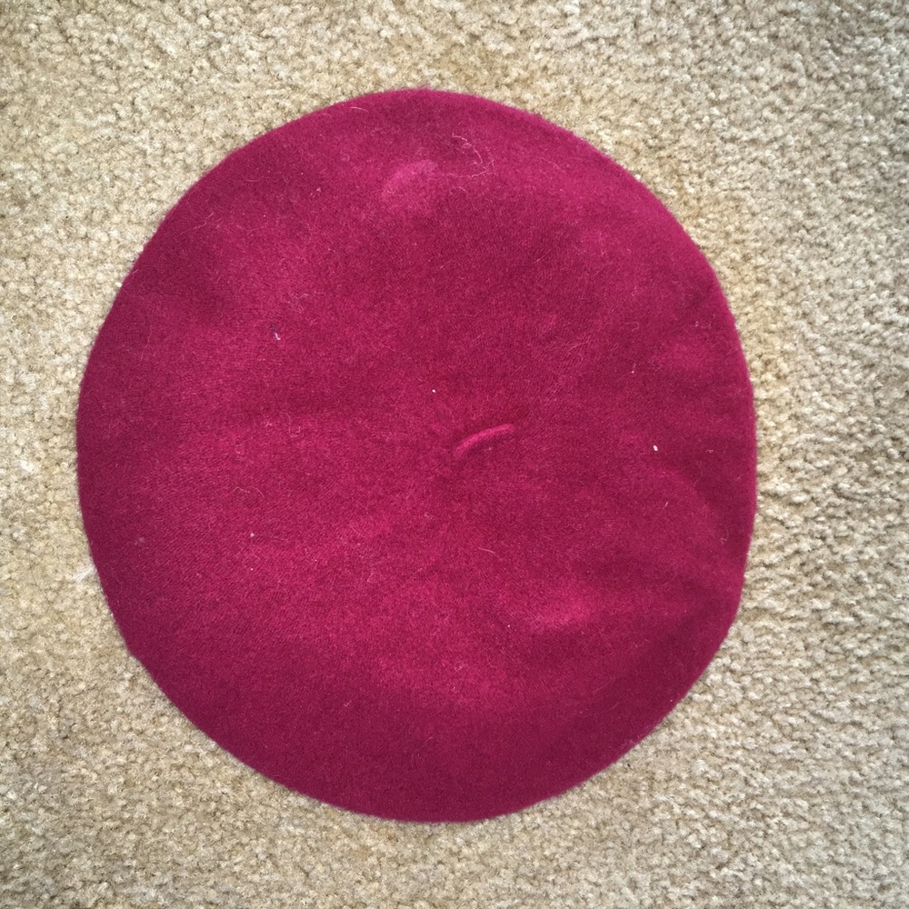 Burgundy  Beret