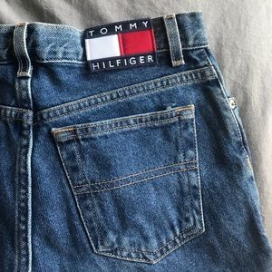 Tommy Hilfiger high waisted hand made shorts