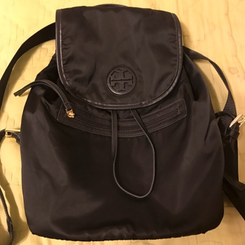 Tory Burch black backpack