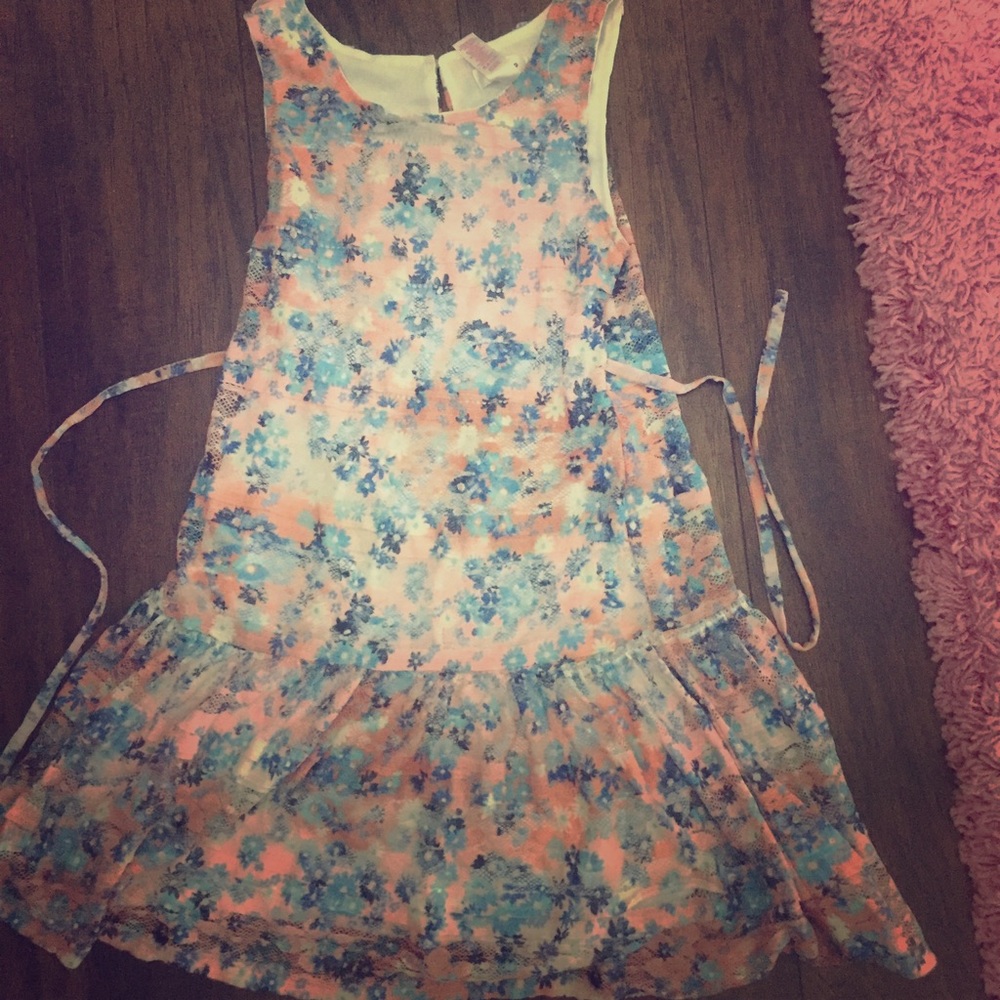Justice floral dress kids girls sleeveless