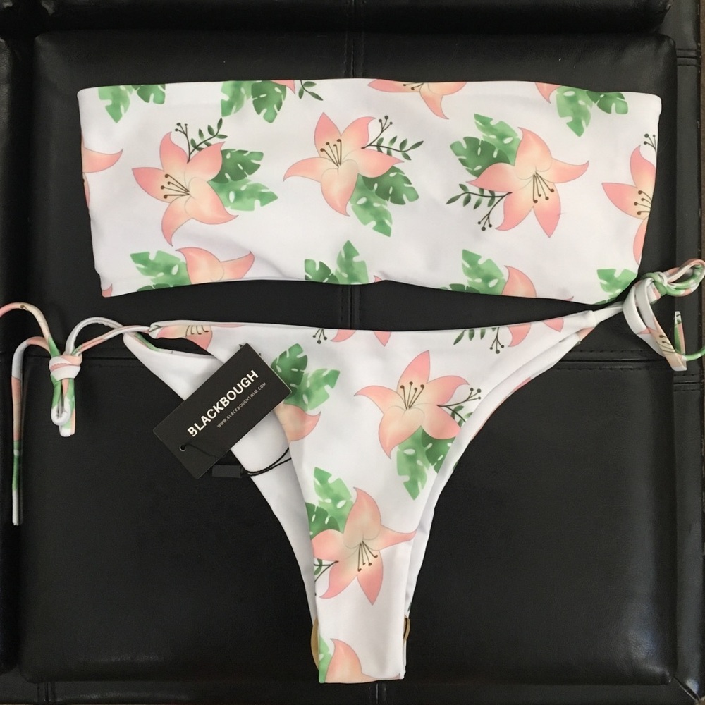 Blackbough Hanalei criss cross reversible swimsuit