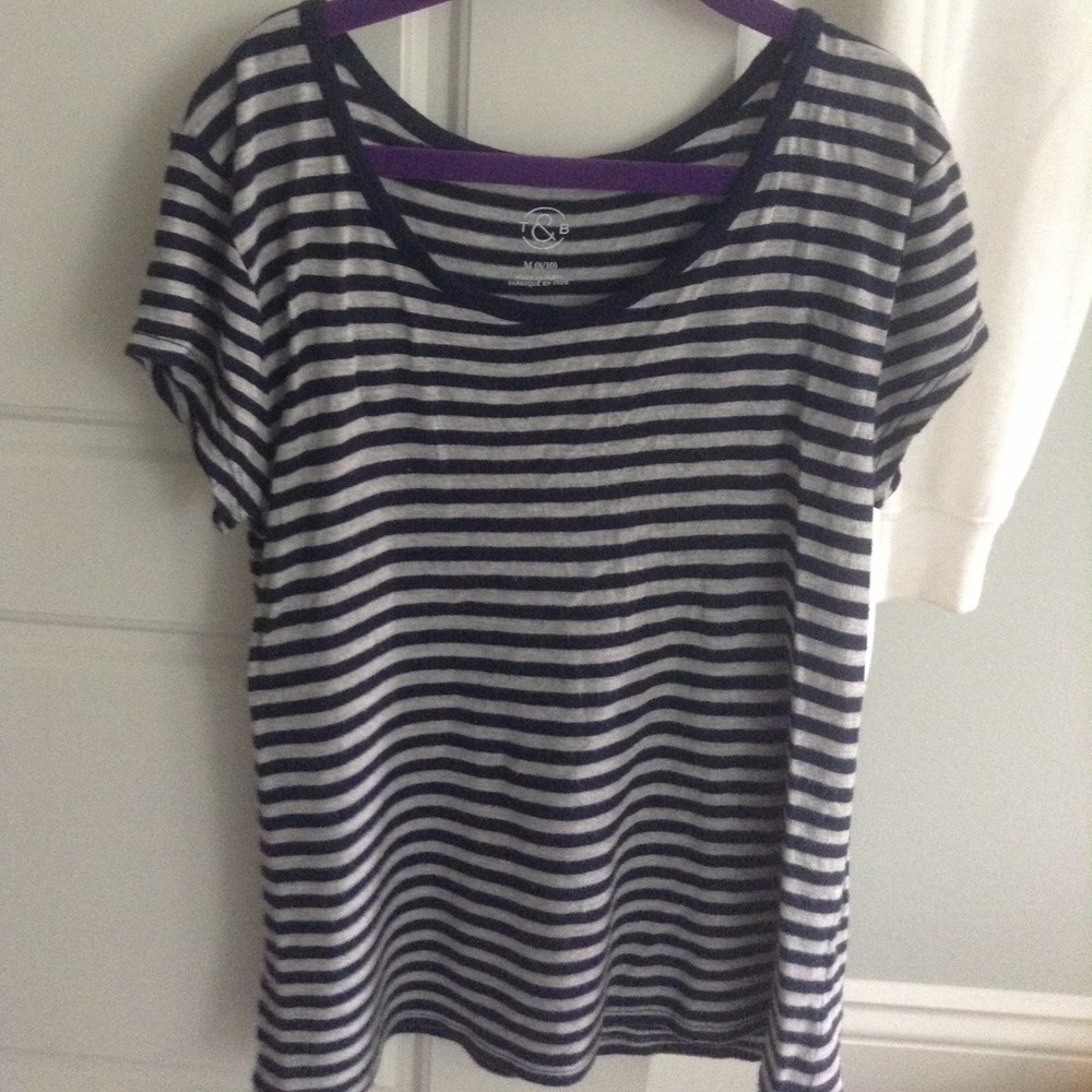 Blue & White striped shirt