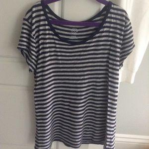 Blue & White striped shirt