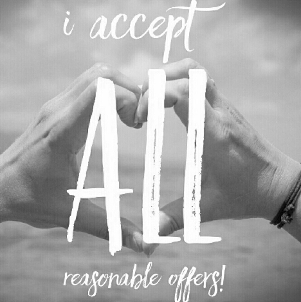 I will accept most offers!
