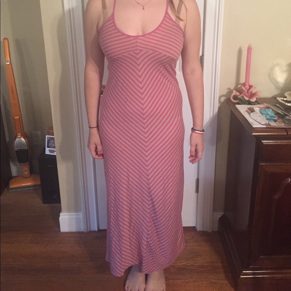 Pink and nude sundress
