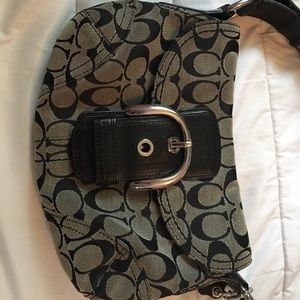 Small Coach Black bag