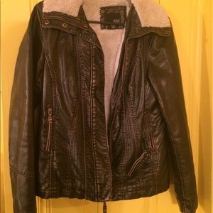 Classic Leather & Fur-lined Jacket