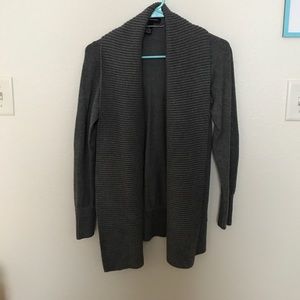 Long gray cardigan!