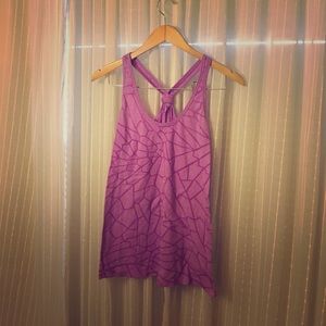 Geometric pattern racerback