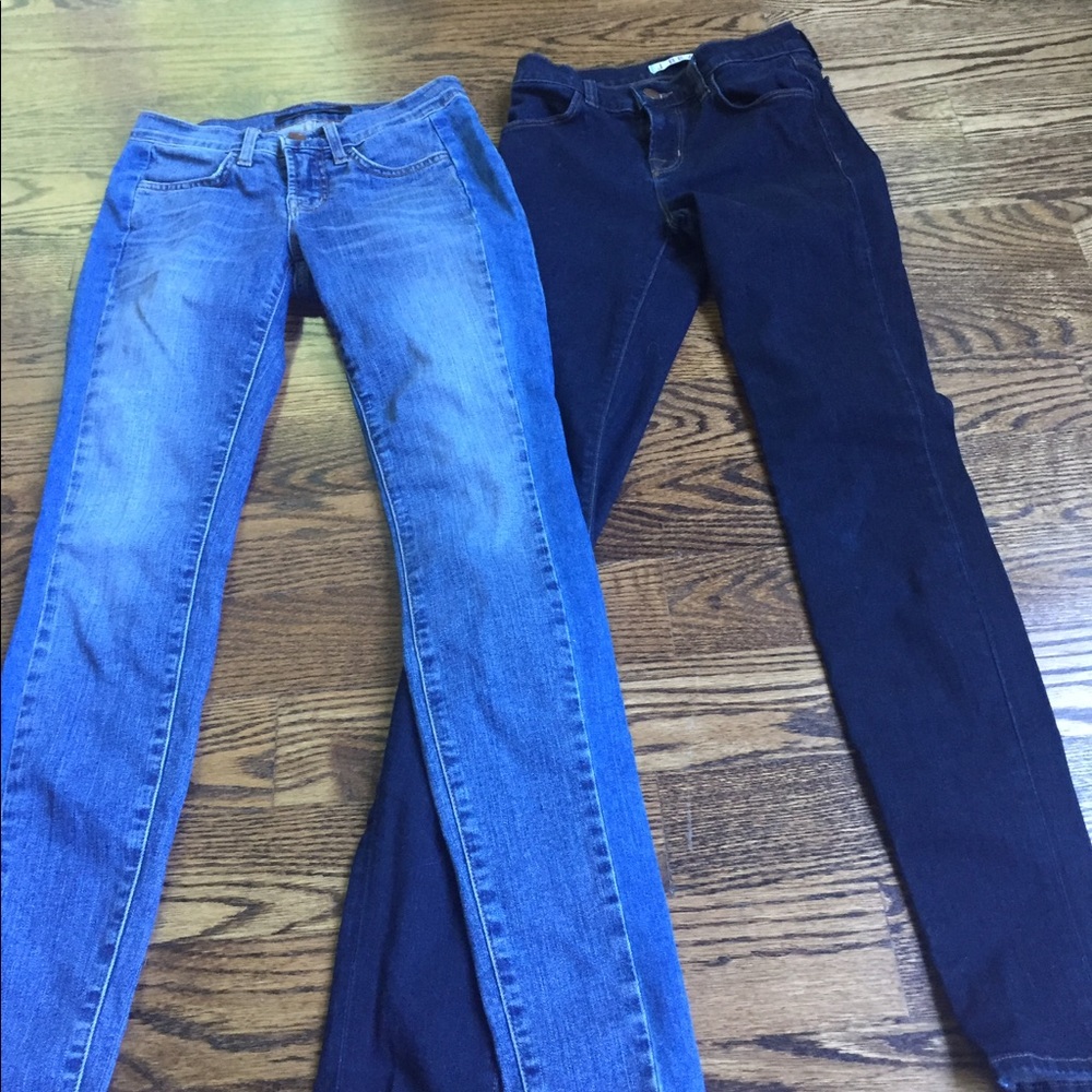 Two Pairs J BRAND Jeggings