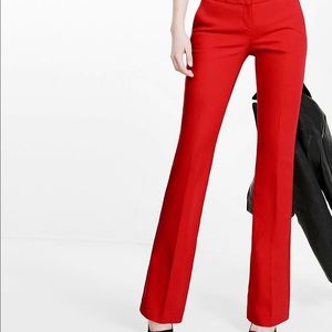 Gap Modern Boot Red Trouser Pants 4L