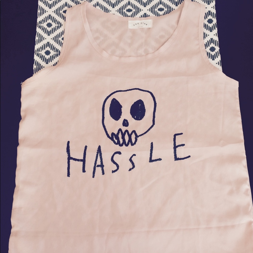 Silky Skull Top