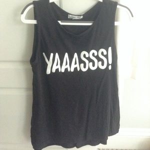 Black Tank top