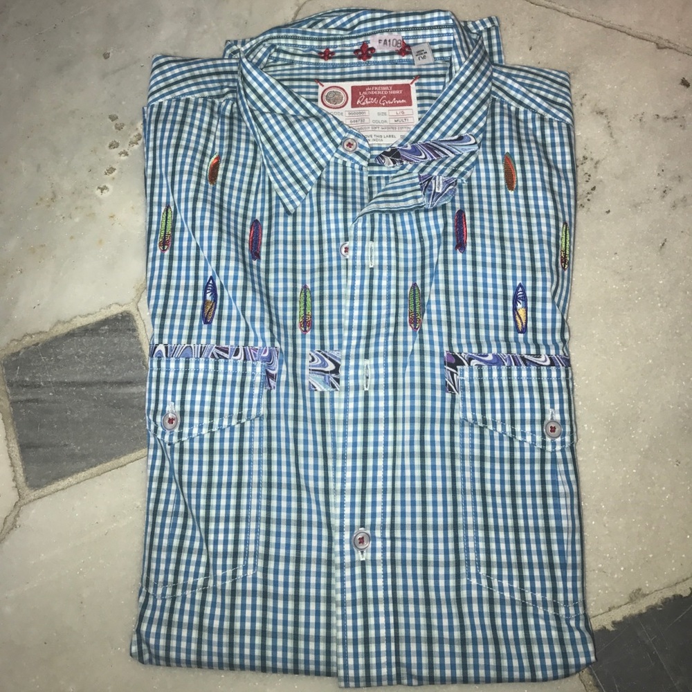 Robert graham button up shirt