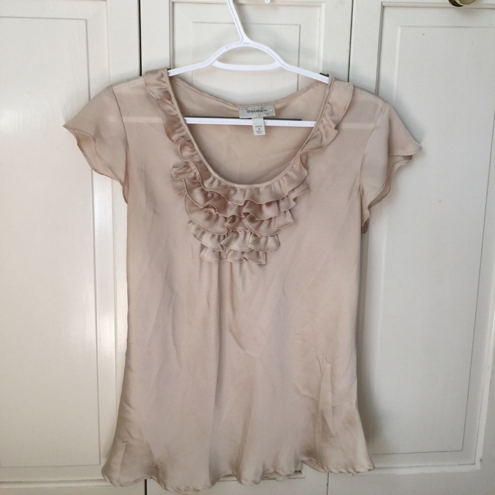 3 for $20 eligible! NWOT Champagne Dress Blouse