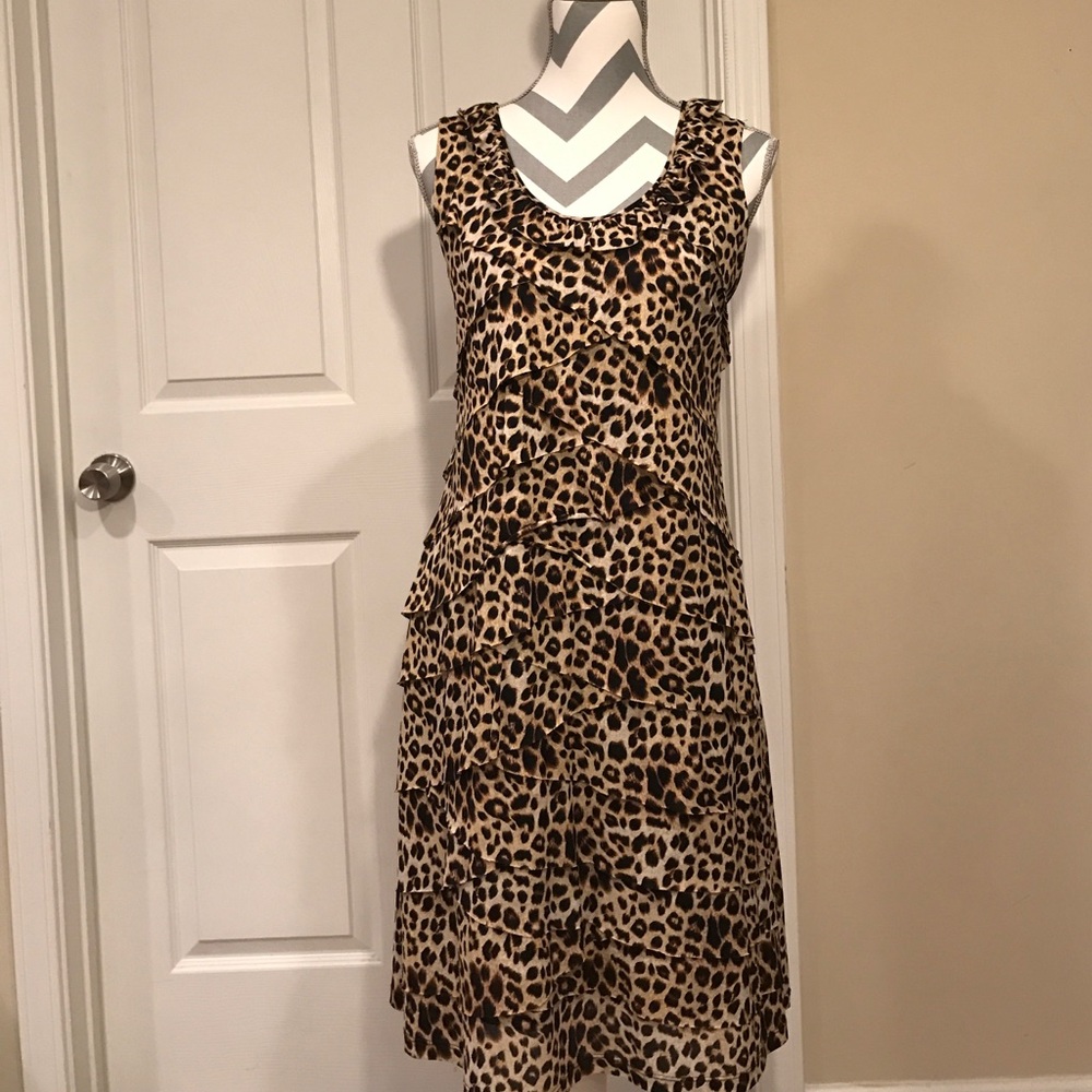 Madison cheetah print dress
